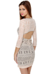 Mercury Rising Ivory Lace Dress