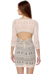 Mercury Rising Ivory Lace Dress