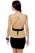 Lap of Luxury Black and Beige Dress