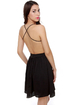 Evening News Backless Black Dress