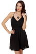 Evening News Backless Black Dress