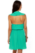 Ocean View Turquoise Halter Dress