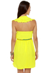 Ocean View Yellow Halter Dress