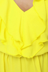 Ocean View Yellow Halter Dress