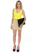 Paint Can Do Beige and Yellow Dress