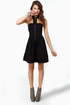 The Good Zip Lollipop Black Dress