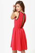 Calamity Jane Red Lace Dress