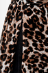 Divine Feline Strapless Leopard Print Dress