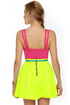 Win Win Situation Fuchsia Pink Bustier Top