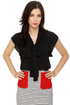 The Great Flutter Black Top