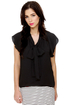 The Great Flutter Black Top