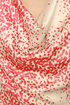 Speaking in Speckles Red Print Dress