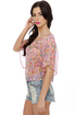 Garden View Floral Print Top