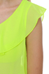 Citric Acid Sheer Neon Lime Top