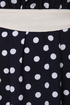 In the Spotlight Navy Blue Polka Dot Dress