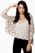 O\'Doily Rules! Taupe Sweater Top