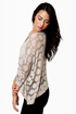 O\'Doily Rules! Taupe Sweater Top