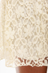 Pina Collar-da Cream Lace Dress