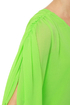 Asymmetry Hugger Neon Green Dress