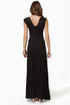Grand Central Sensation Black Maxi Dress