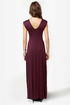 Grand Central Sensation Burgundy Maxi Dress