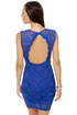 Cabaret Royal Blue Lace Dress