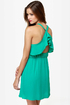 Ruffle Rendezvous Teal Ruffle Dress