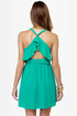 Ruffle Rendezvous Teal Ruffle Dress