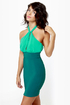 A-List Twist Teal Dress