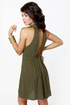 Sherwood Forest Olive Green Dress