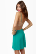 Picture Perfect Taupe and Teal Dress