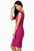Midi City Magenta Dress