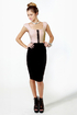 Movie Palace Black and Pink Dress
