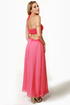 Long Division Coral Pink Maxi Dress