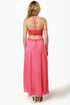 Long Division Coral Pink Maxi Dress