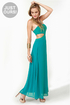 Long Division Teal Maxi Dress