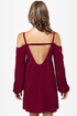 Strapquest Burgundy Dress