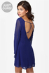 Back in a Flash Blue Dress