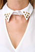 LULUS Exclusive Collared Queens Sleeveless Ivory Top