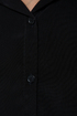 Listen to Your Heart Black Button-Up Top