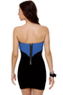 Middle Classified Blue Strapless Dress