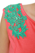 Noble Intentions Mint and Coral Dress