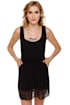 Morning Market Black Lace Dress