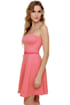 A Flare to Remember Strapless Pink Dress
