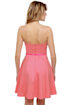 A Flare to Remember Strapless Pink Dress