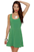 Follow Me Sleeveless Green Dress