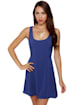 Follow Me Sleeveless Royal Blue Dress