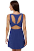 Follow Me Sleeveless Royal Blue Dress