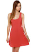 Follow Me Sleeveless Red Dress