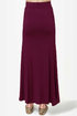 In the Near Flute-ure Burgundy Maxi Skirt
